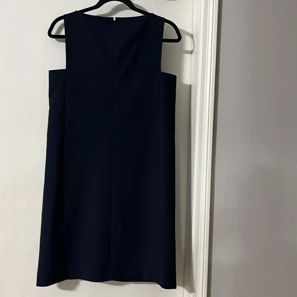 Tory Burch Navy Mini Dress Button